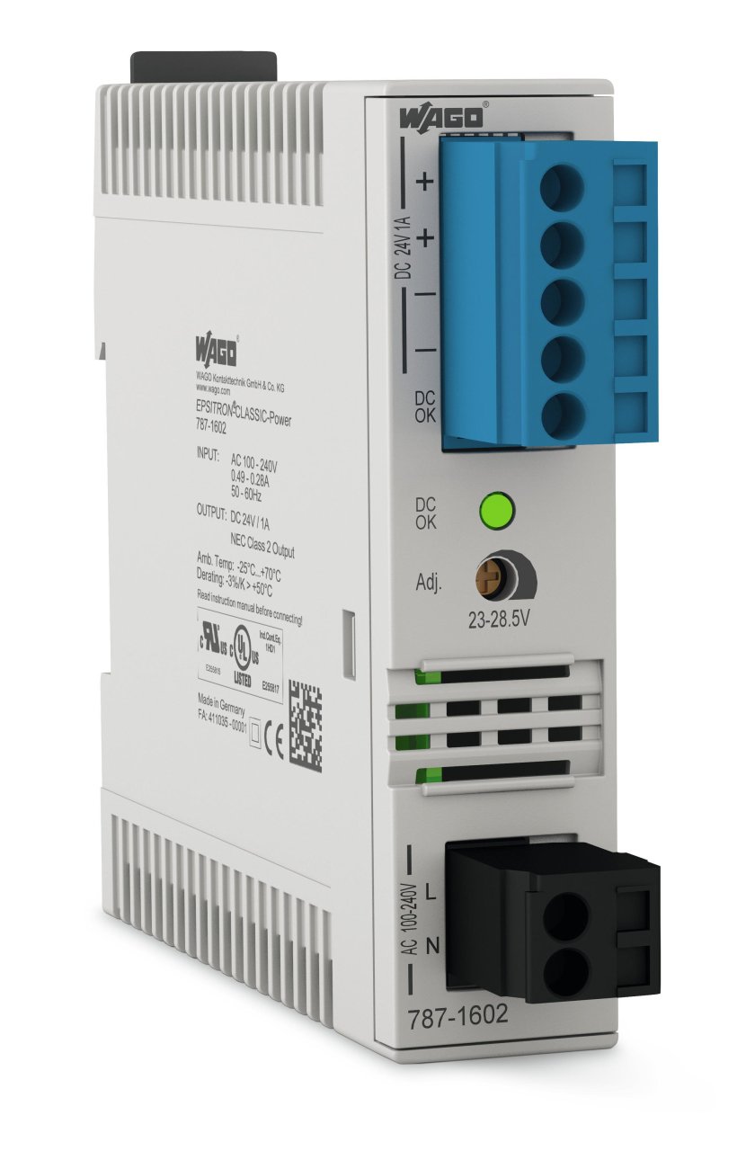 787-1602 Giriş AC 90V . 264V Çıkış DC 24V , DC 1 A
