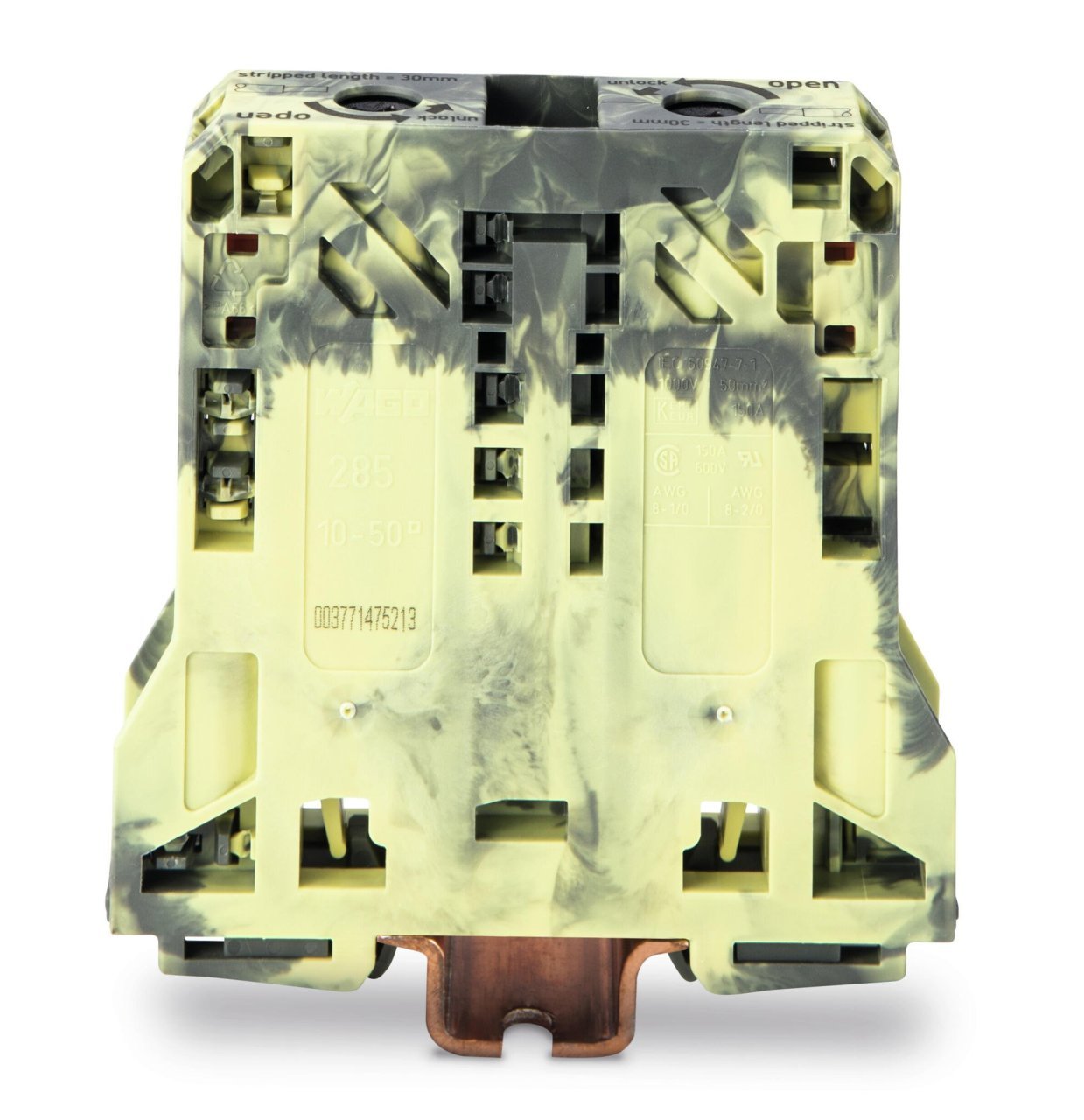 285-151 50-70mm² Tek giriş, tek çıkış, sarı-yeşil,