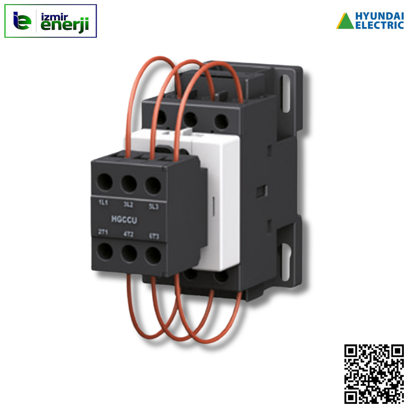 HGC85C22NSX220 220V AC 56 kVAR  2NA/2NK Kompanzasyon Kontaktörü