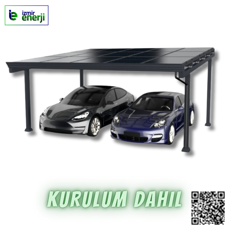2 Araçlık Solar Otopark 8kw