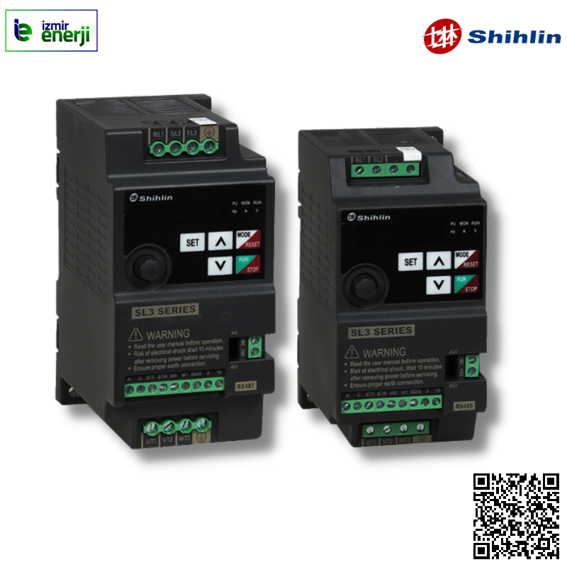SL3-043-0.75K Üç Faz 380V AC Beslemeli 0,75 kW Motor Sürücüsü