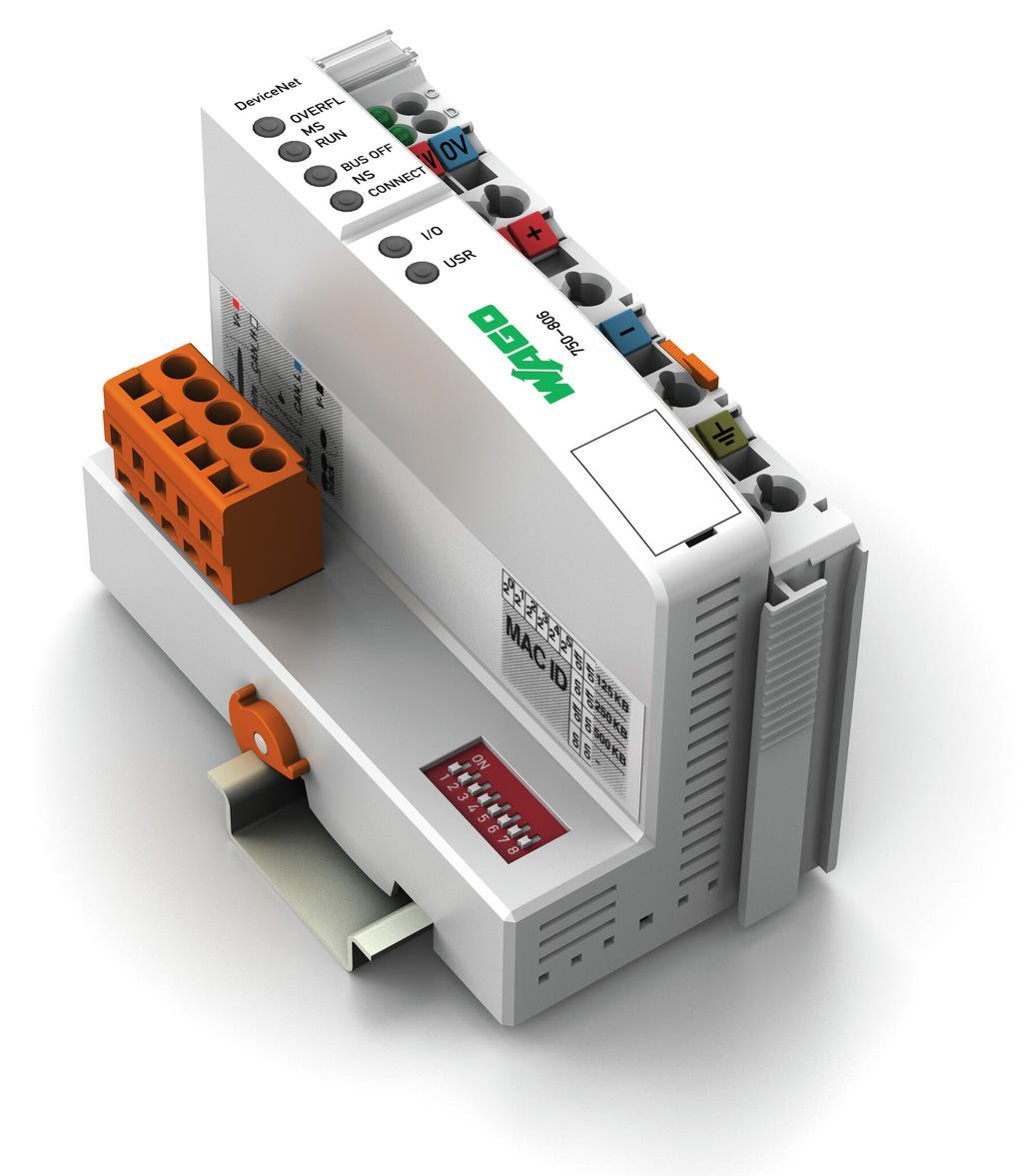 750-862 Kontrolör MODBUS; 4. nesil; 2 x ETHERNET; ECO; açık gri