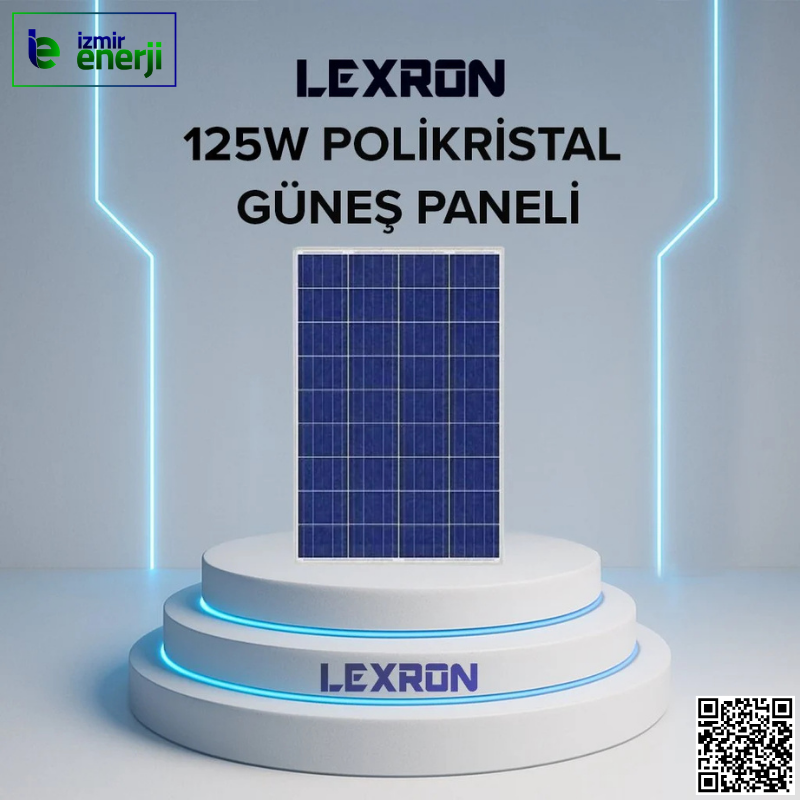 125W POLYKRİSTAL Güneş Paneli