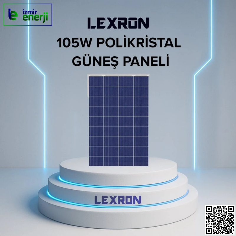 105W POLYKRİSTAL Güneş Paneli