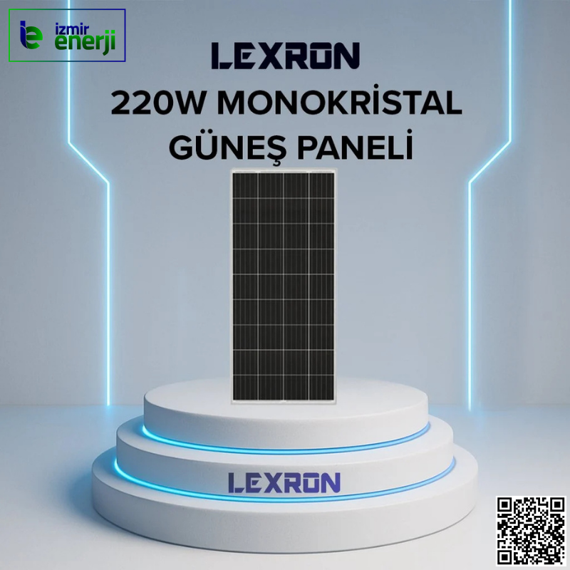 220W MONOKRİSTAL Güneş Paneli