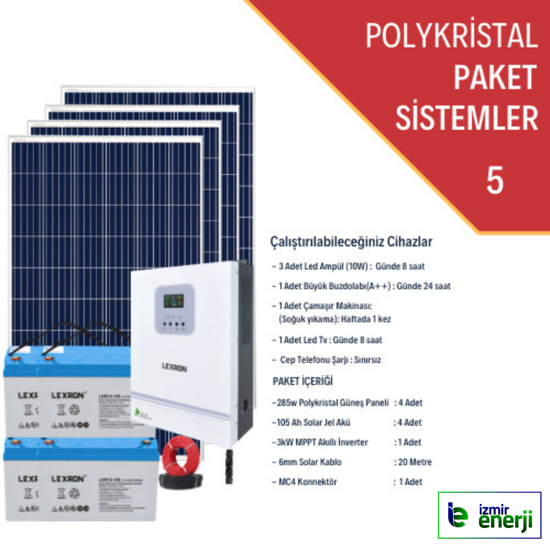 POLYKRİSTALLİ BAĞ EVİ PAKETİ (PAKET 5)