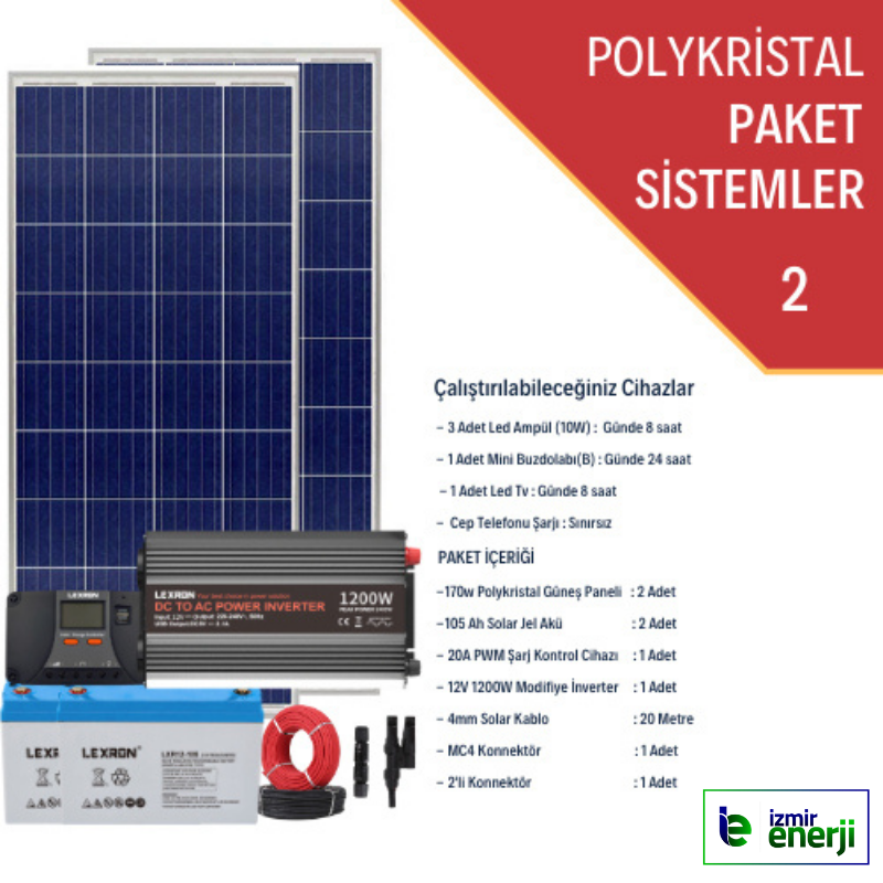 POLYKRİSTALLİ MİNİ BUZDOLABI PAKETİ (PAKET 2)