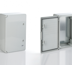 25x30x14 OPAK Kapaklı ABS Pano ( ÇP 5010 Gri )