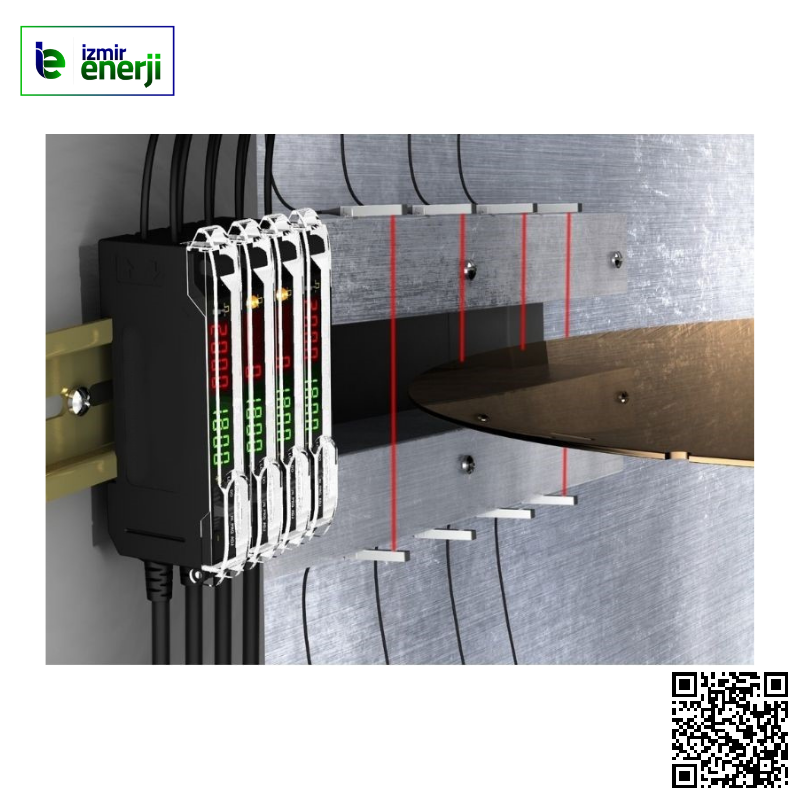 Analog Çıkışlı Fiber Optik Amfi, NPN + 1-5 VDC, NO/NC 2mt Kablolu