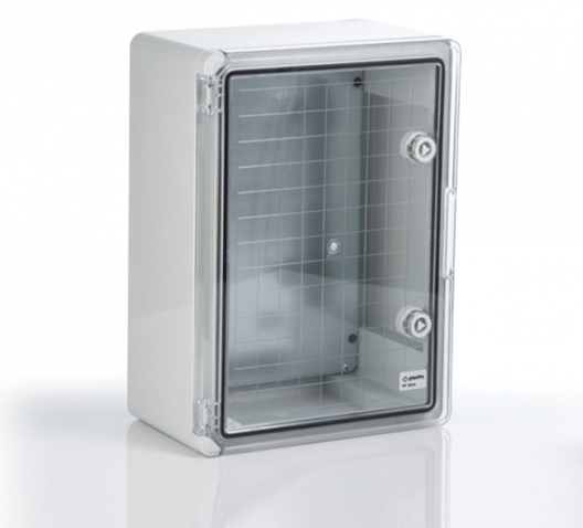 25x35x15 Şeffaf Kapaklı OPAK ABS Pano ( ÇP 5012 D Gri )