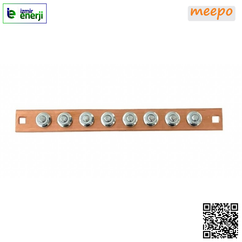 20x4mm, 8 vidalı bara