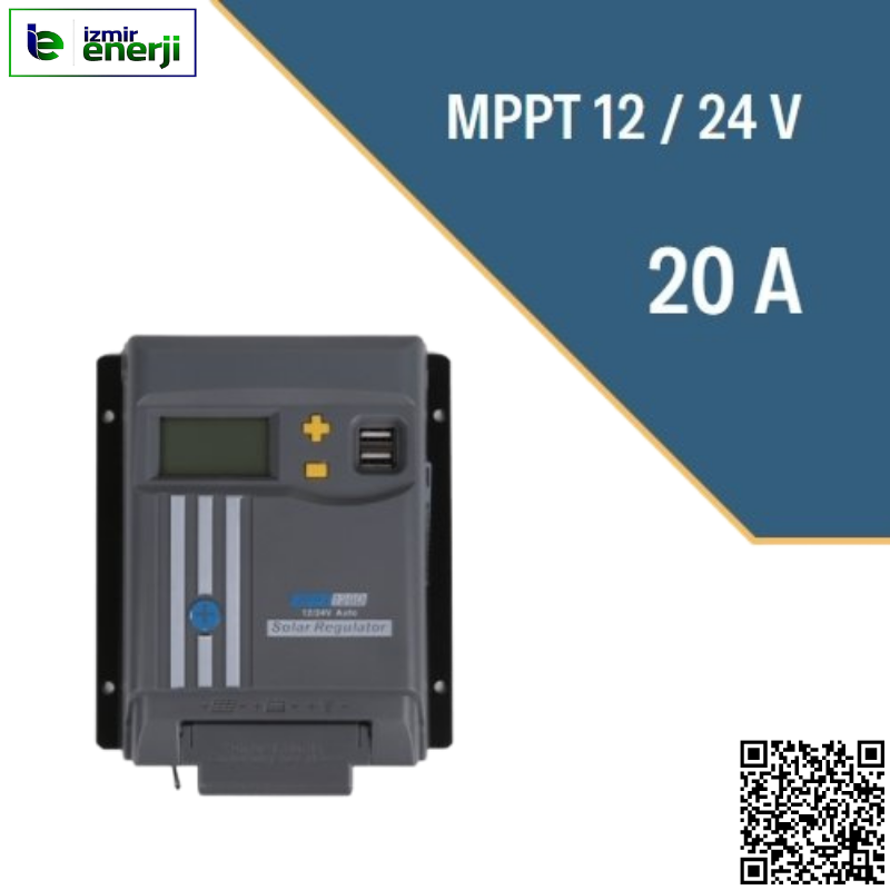 20A MPPT Şarj Kontrol Cihazı 12-24V