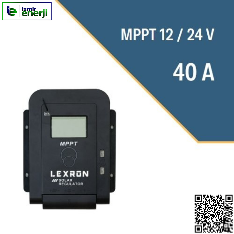 40A MPPT Şarj Kontrol Cihazı 12-24V
