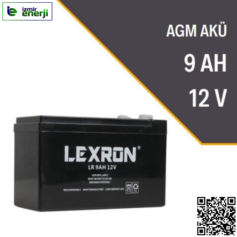 9AH-12V Kuru Tip Akü