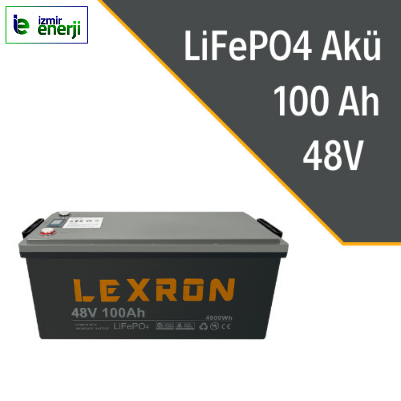 LifeP04 100AH 48V Lityum Akü