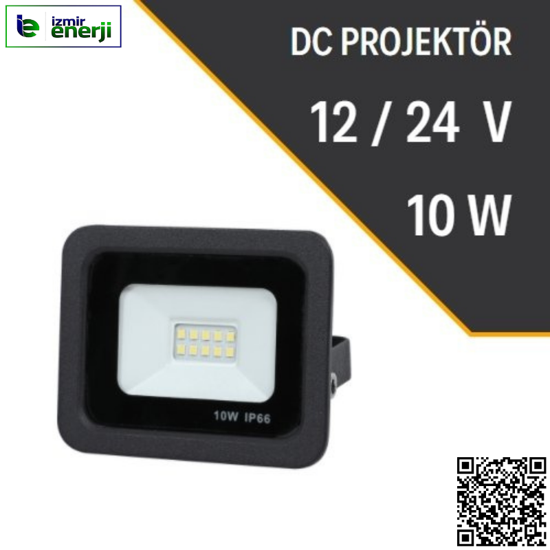 10W DC Projektör 12V/24V