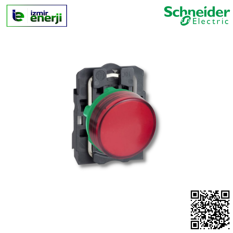 XB5-AVB4 LED”li 24 V AC/DC beslemeli Kırmızı Sinyal Lambası