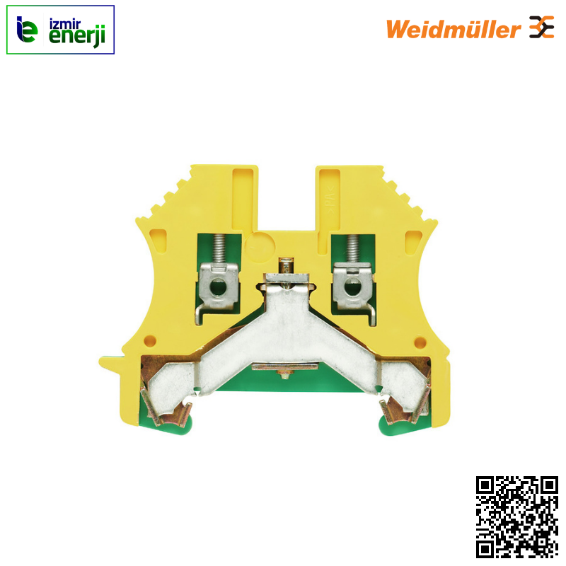 WPE 2.5 0,05-4mm² Sarı Yeşil Vidalı Toprak Klemens ( 1 Kutu / 100 Adet )