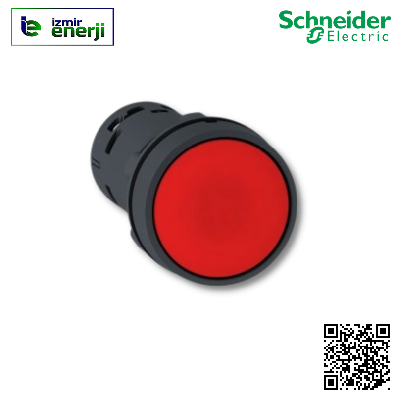 XB7-NA42 1NA Kırmızı Yaylı Butonla