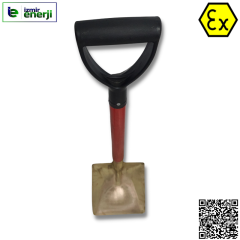 Kıvılcım Çıkarmaz 2500g Ex-Proof 250 x 300 mm / 980 mm Köşeli Kürek