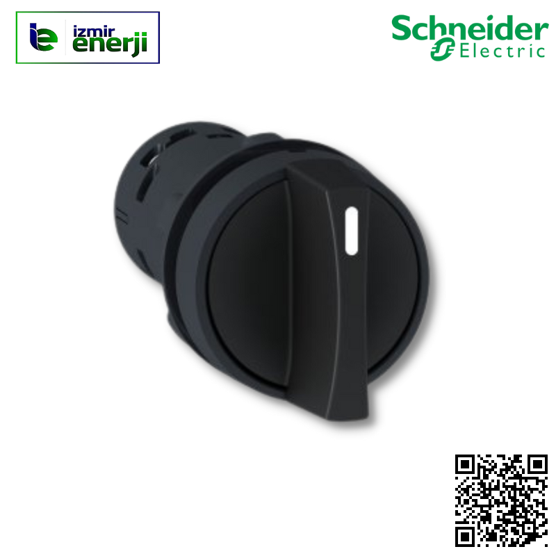 XB7-ND33 2NA Siyah 1-0-2 Mandal Buton