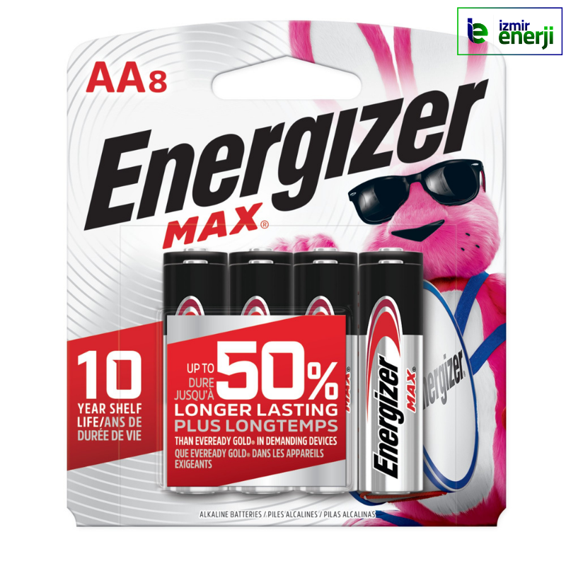 Alkalıne Max AA Pil 8'li