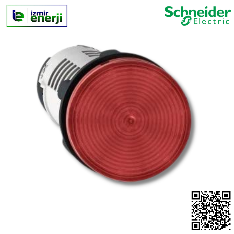 XB7-EV04BP LED'li, 24V AC/DC Kırmızı Sinyal Lambası