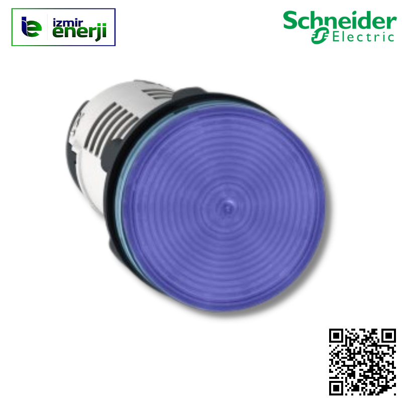 XB7-EV06BP LED'li, 24V AC/DC Mavi Sinyal Lambası