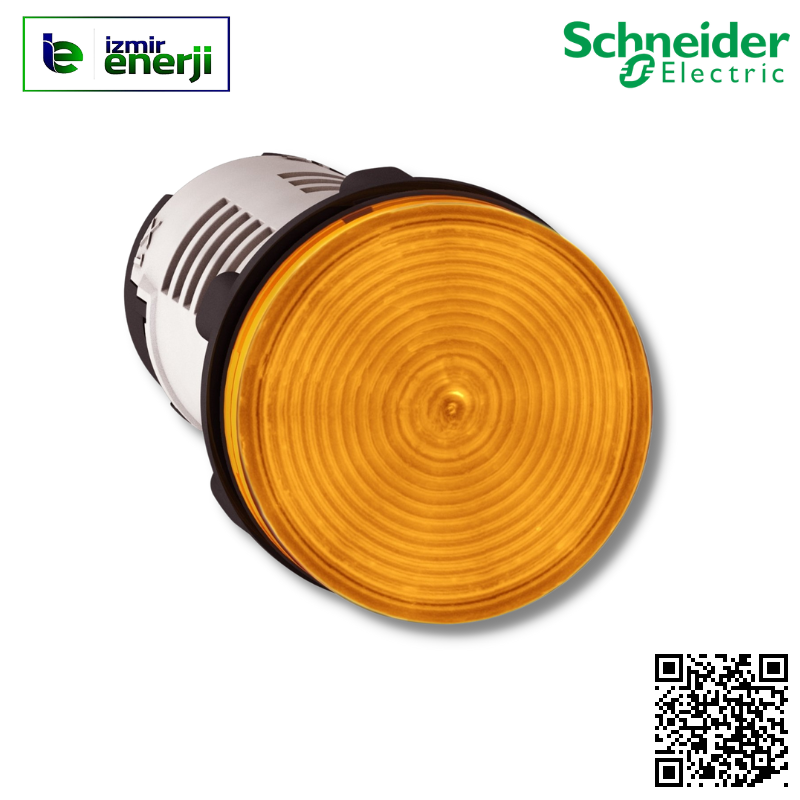 XB7-EV08BP LED'li, 24V AC/DC Turuncu Sinyal Lambası
