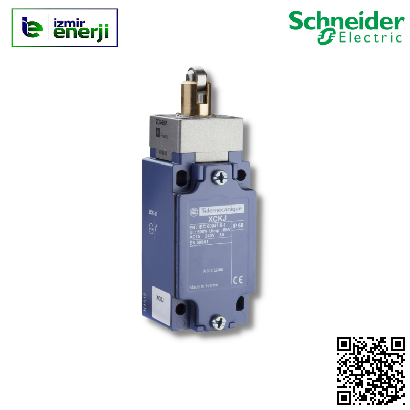 XCKJ161 Limit anahtarı XCKJ - metal pim - 1NK+1NA - ani hareketli - Pg13