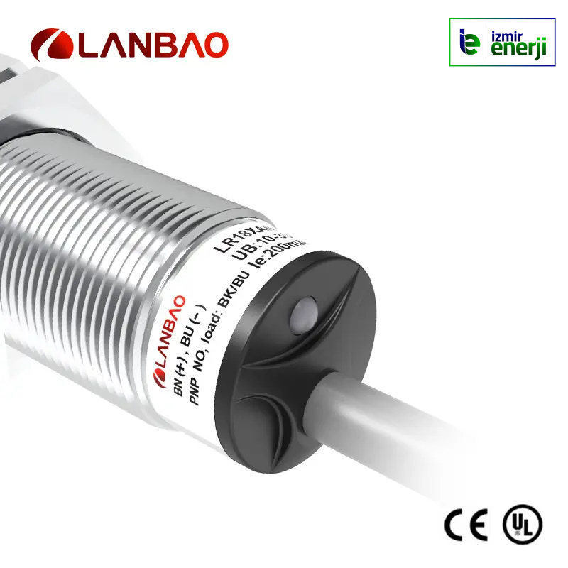 M12 Endüktif Sensör 4mm Algılama, NPN, NO, 10-30V DC 2mt Kablolu
