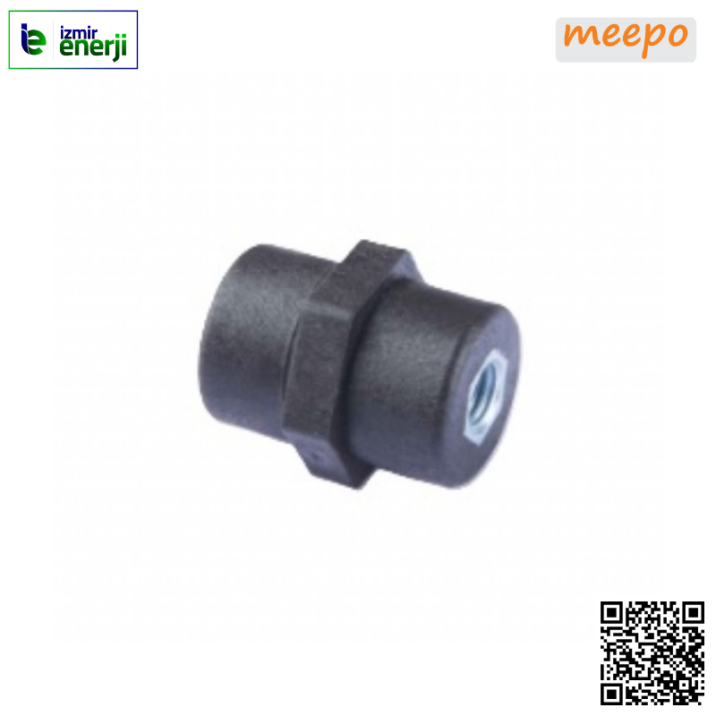 V0 Plastik İzolatör, 31,5x40mm M5, Somunlu