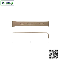 Kıvılcım Çıkarmaz Ex-Proof 22 x 200mm  Iskarpela