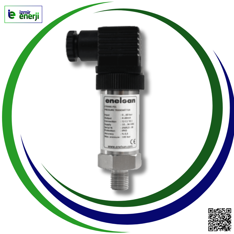 600 Bar 4-20mA 1/2 Basınç Transmitteri