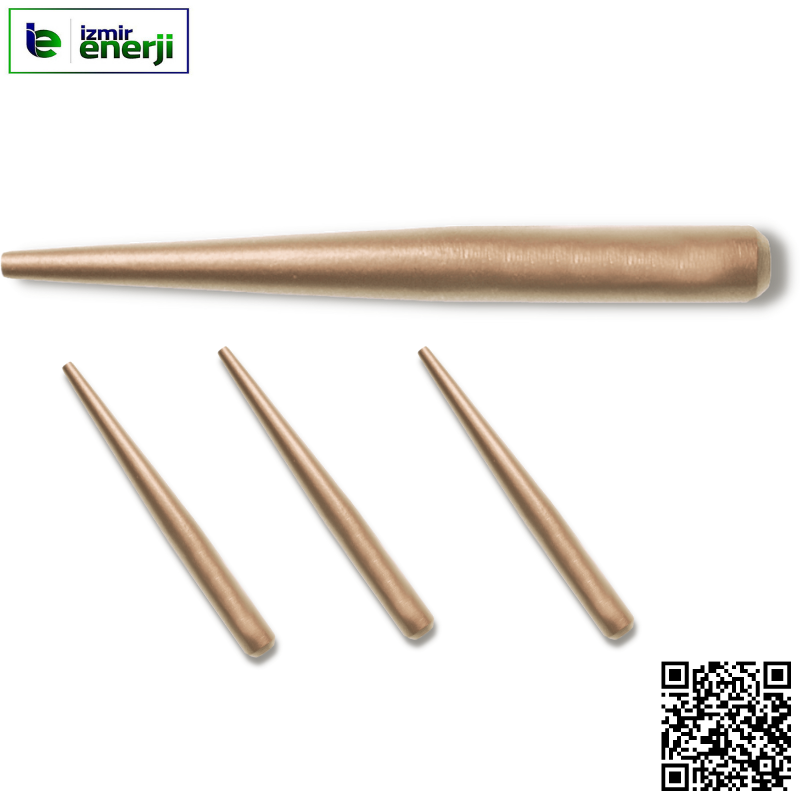 Kıvılcım Çıkarmaz Ex-Proof 13 x 29mm L:250mm  ( Düz ) Pim Zımba