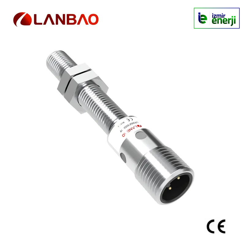 M8 Endüktif Sensör 1,5mm Algılama, PNP, NC, 10-30V DC ( M12 Soket Bağlantı )