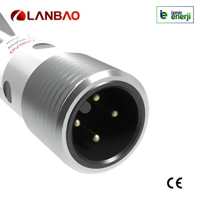 M8 Endüktif Sensör 1,5mm Algılama, PNP, NC, 10-30V DC ( M12 Soket Bağlantı )