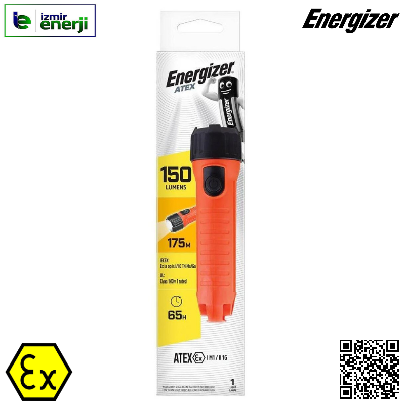 ATEX 2AA EL FENERİ 150 LUMENS