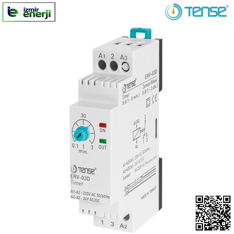 ERV-03D Çekmede Gecikmeli Zaman Rölesi