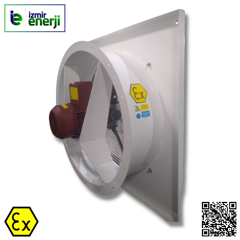 Exproof Fan ZONE 1 AWD 71U/4.Ex 20.000m3/h - 100pa 1,10 Kw-1450Rpm II 2G c T4