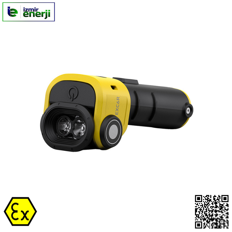 EXC6R Exproof Şarj Edilebilir Feneri Patlama Riski Olan Alanlarda Güvenle Kullanabilirsiniz.