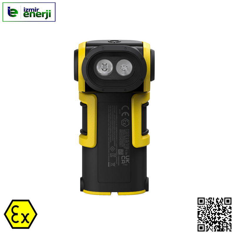 EXC6R Exproof Şarj Edilebilir Feneri Patlama Riski Olan Alanlarda Güvenle Kullanabilirsiniz.