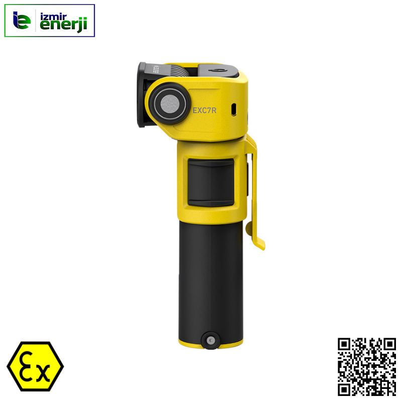 EXC7R Exproof Şarj Edilebilir Feneri Patlama Riski Olan Alanlarda Güvenle Kullanabilirsiniz.