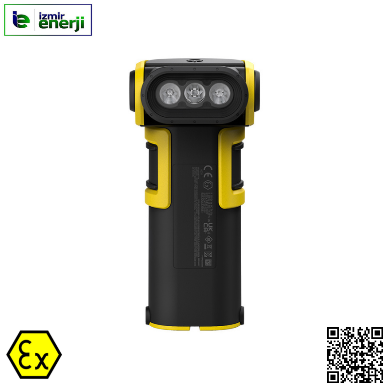 EXC7R Exproof Şarj Edilebilir Feneri Patlama Riski Olan Alanlarda Güvenle Kullanabilirsiniz.