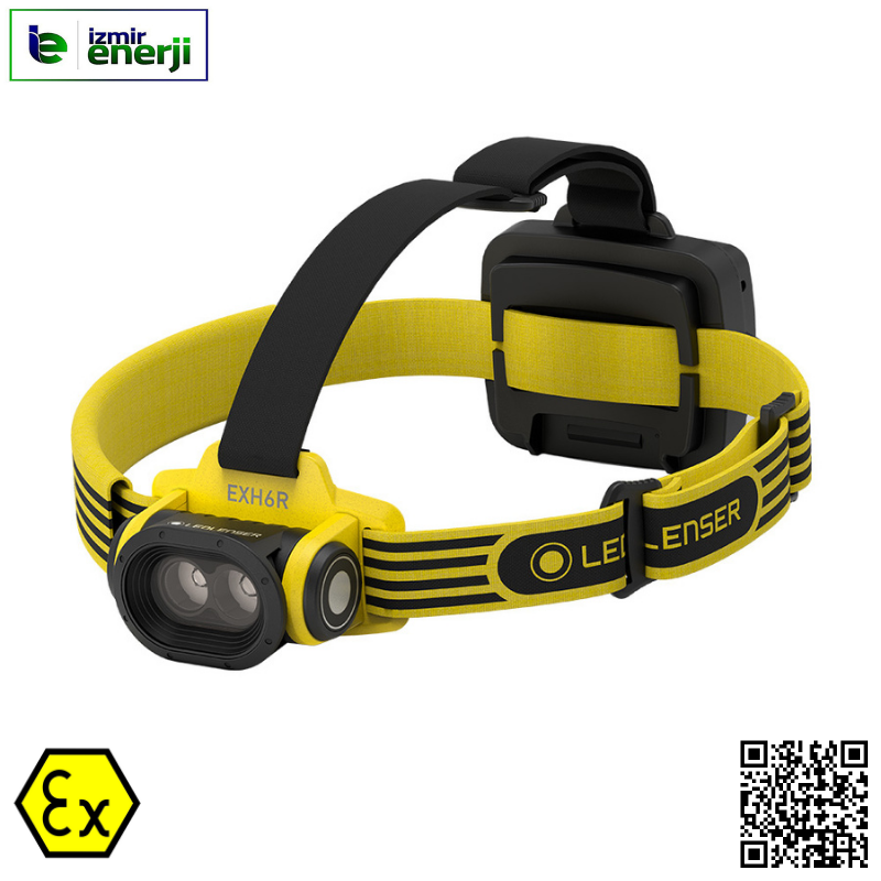 EXH6R Exproof Şarj Edilebilir Kafa Lambası Patlama Riski Olan Alanlarda Güvenle Kullanabilirsiniz.