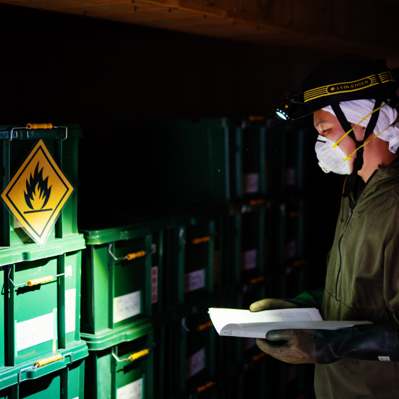 İLH8R Exproof Şarj Edilebilir Kafa Lambası Patlama Riski Olan Alanlarda Güvenle Kullanabilirsiniz.