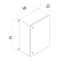 Duvar Tipi Sac Pano W200 x H300 x D150 mm