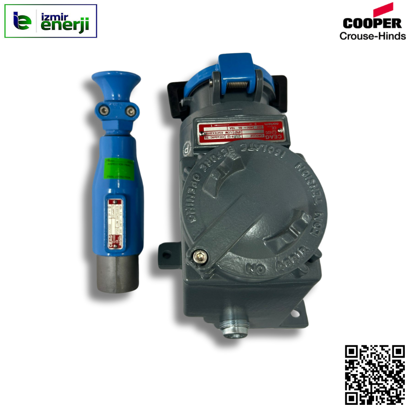 COOPER Crouse-Hinds 3x16A 415V Fiş + Priz