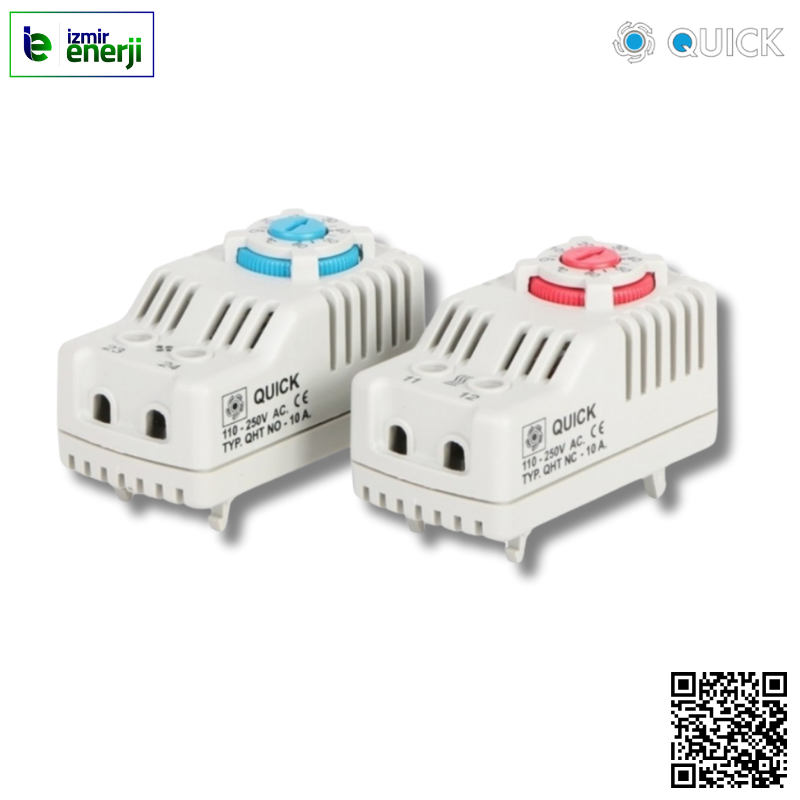 Fan ve Isıtıcı Termostatı -10 -(+80)°C 10A