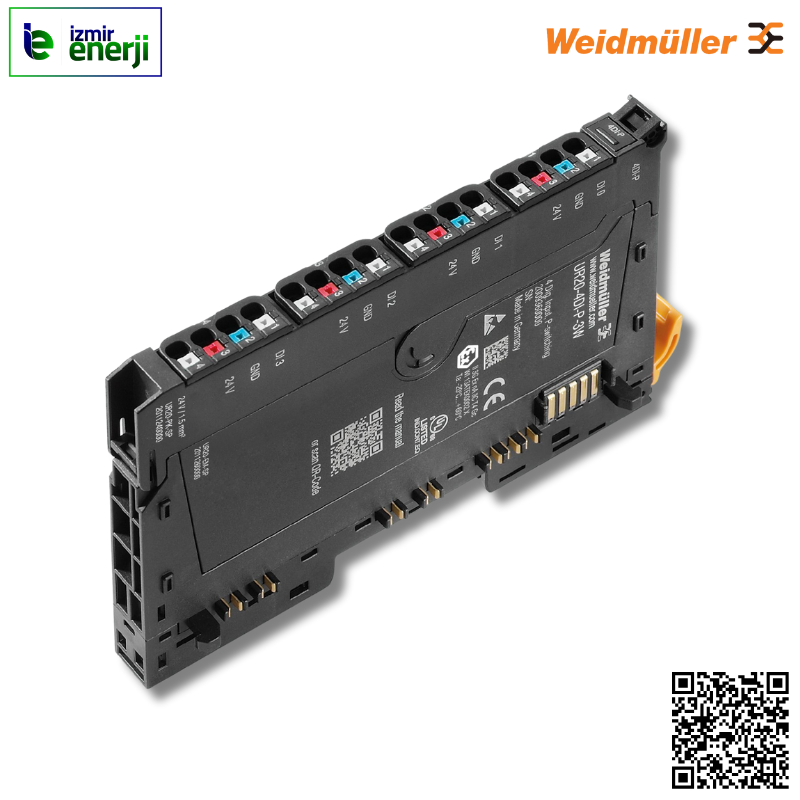 UR20-4DI-P-3W - 4 DI Modülü ( 2,3 Kablolu ) Pozitif Anahtarlamalı